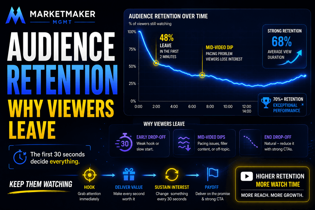 YouTube Audience Retention: Why Viewers Leave and How to Keep Them